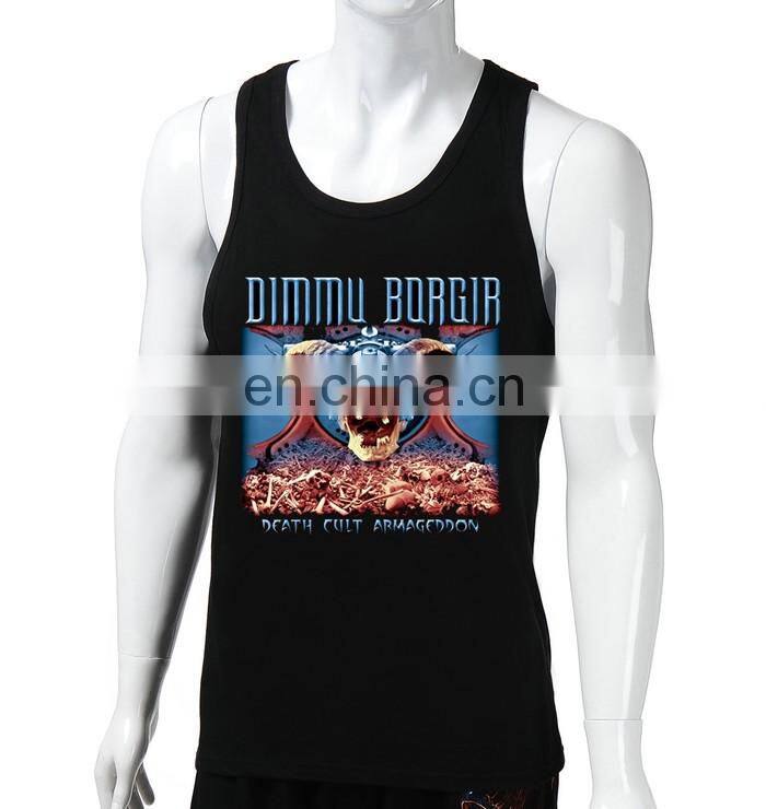 Dimmu Borgir custom tank top printing,tank top with logo