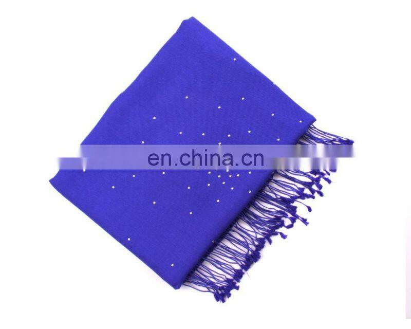 Silk Pashmina wool shawls with crystal 2016