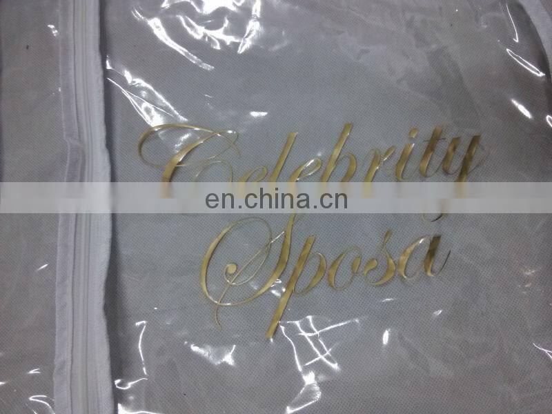 transparent pvc bridal dress cover wedding dress cover clear evening dress cover long gown garment bag