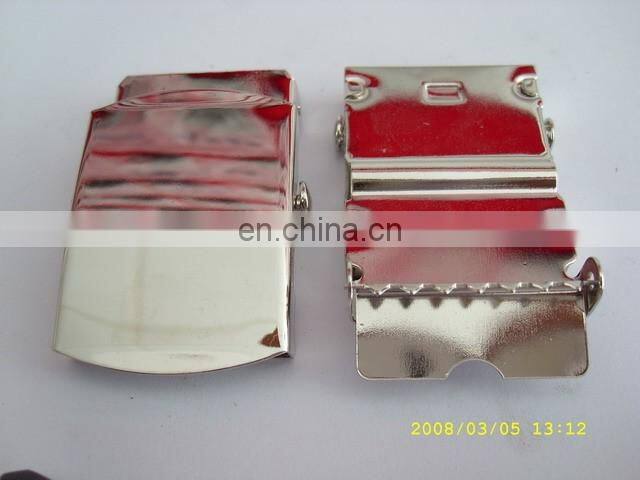 custom printed logo old fashion belt buckle for boys