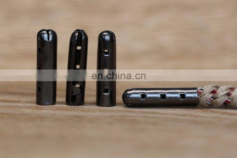 Brass shoelace U shape aglet metal tip for shoelace