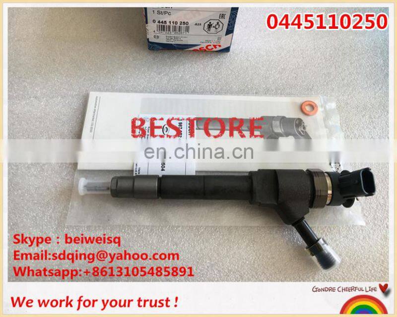 Original Genuine and New common rail injector 0445110250,0 445 110 250 , for BT-50 WLAA-13-H50 WLAA13H50 I
