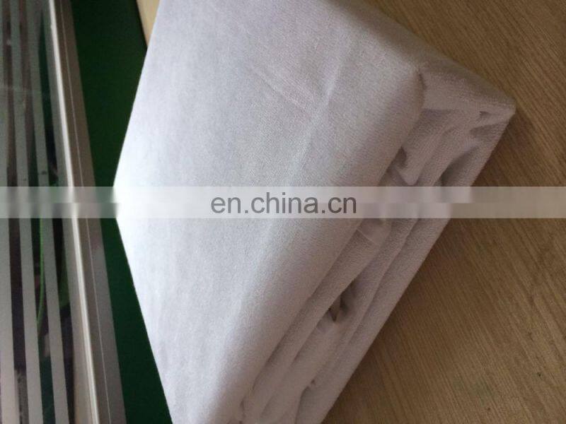 Waterproof Fitted Quilted Crib and Toddler Protective Pad Cover (White) Mattress