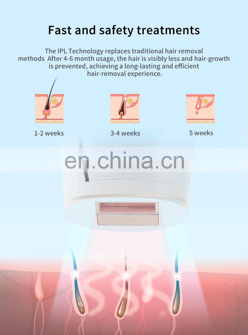 ICE compress laser ipl hair removal epilator for woman