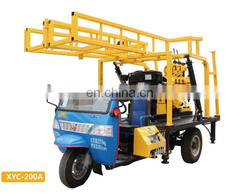 HY-280 small water well drilling rig / hydraulic water well digging machine 100m depth borewell equipment