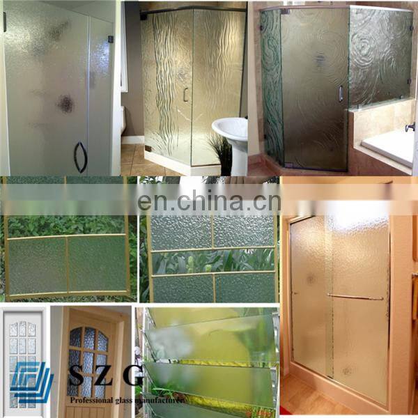 Decorative privacy glass nashiji glass patterned
