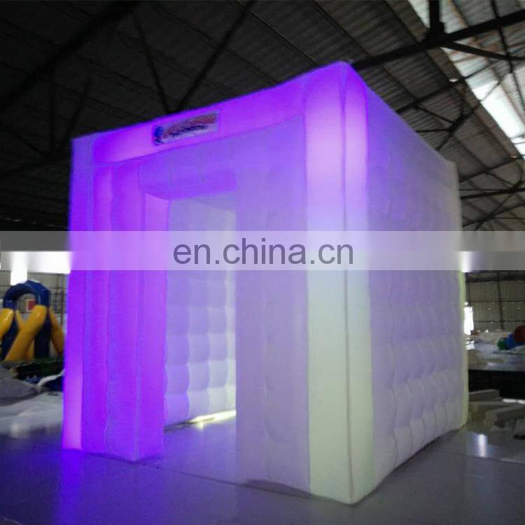 Customized LED Light Inflatable Photo Booth For Wedding/Events With Cheap Price For Sale