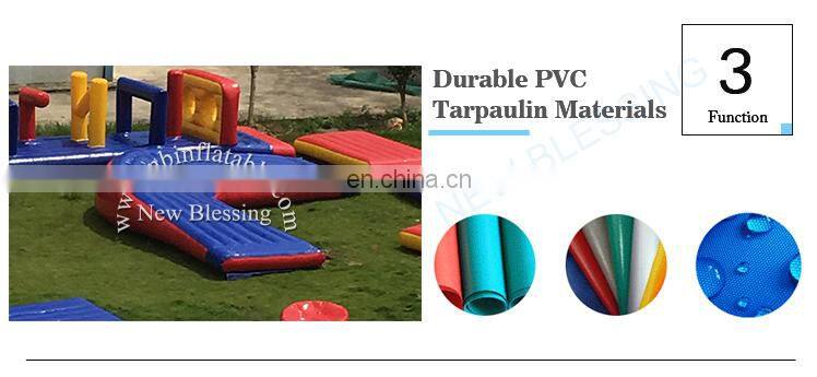2018 high quality 0.9mm pvc tarpaulin new inflatable commercial mobile fun amusement water theme park equipment for sale