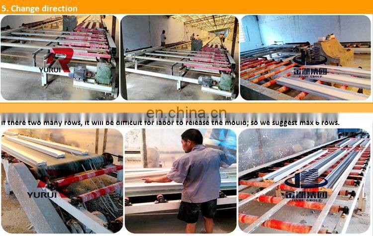 Full automatic gypsum cornice molding machine, gypsum cornice making machine