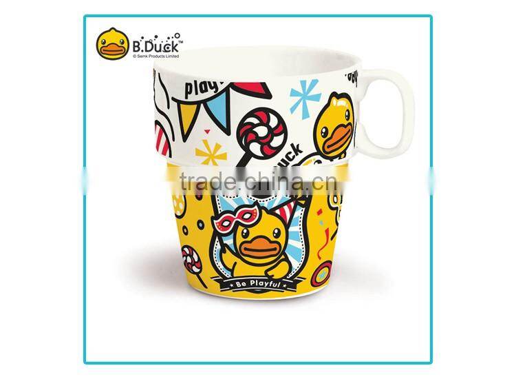 Popular B.Duck design artistic ceramic coffee cup tea cup party cup (5 sets)