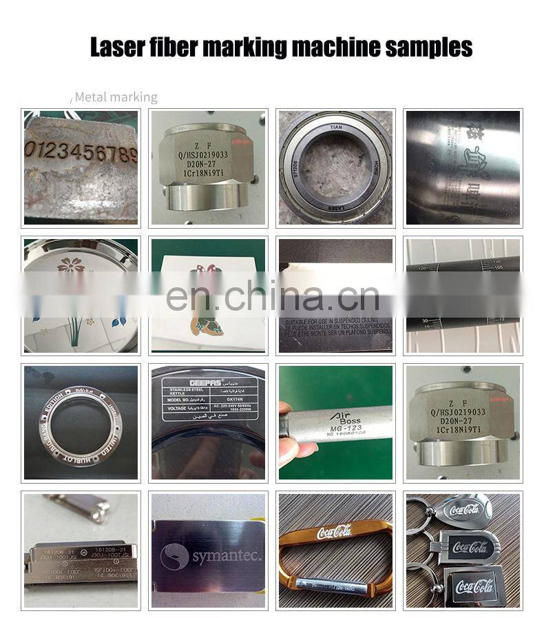 Raycus 20w mini sealed auto focus Full Cover mini 20w fiber laser marking machine