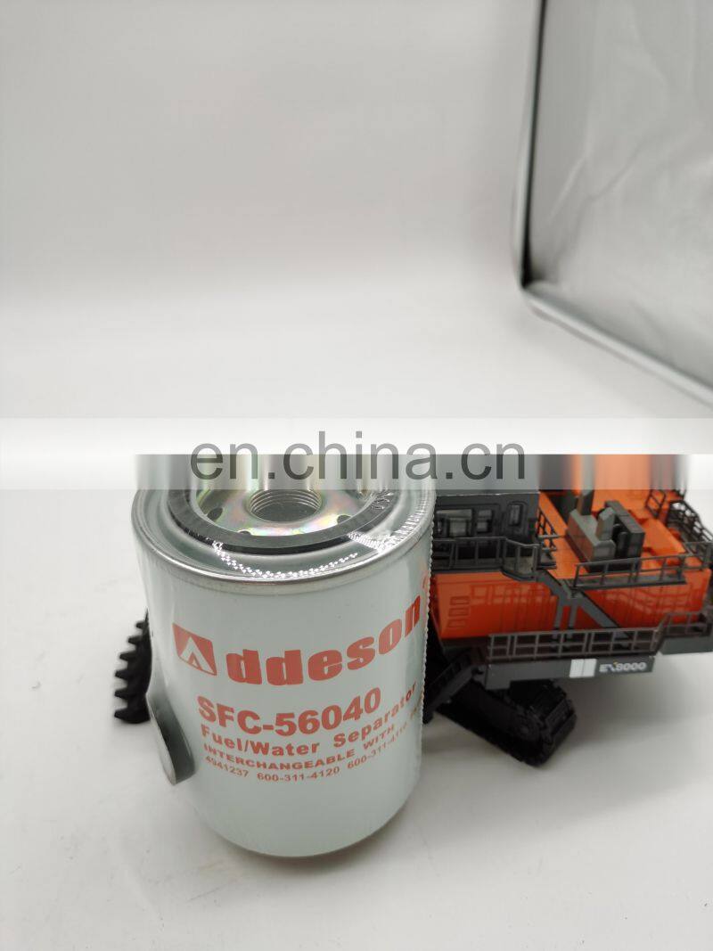 excavator spare parts fuel-water separator 4941237 600-311-4120 600-311-4110 FS19805 FOR PC60-8
