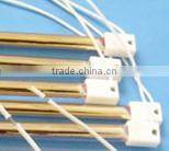 2015 hot sale infrared halogen heater lamp for flavor wave turbo oven quartz heating tube