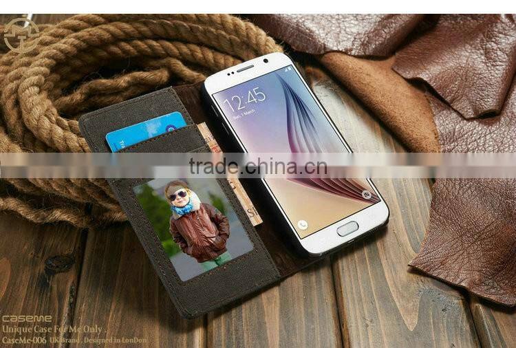 Factory Cheapest Quality Wallet Case for Samsung S6 for Samsung Galaxy S6 edge Case