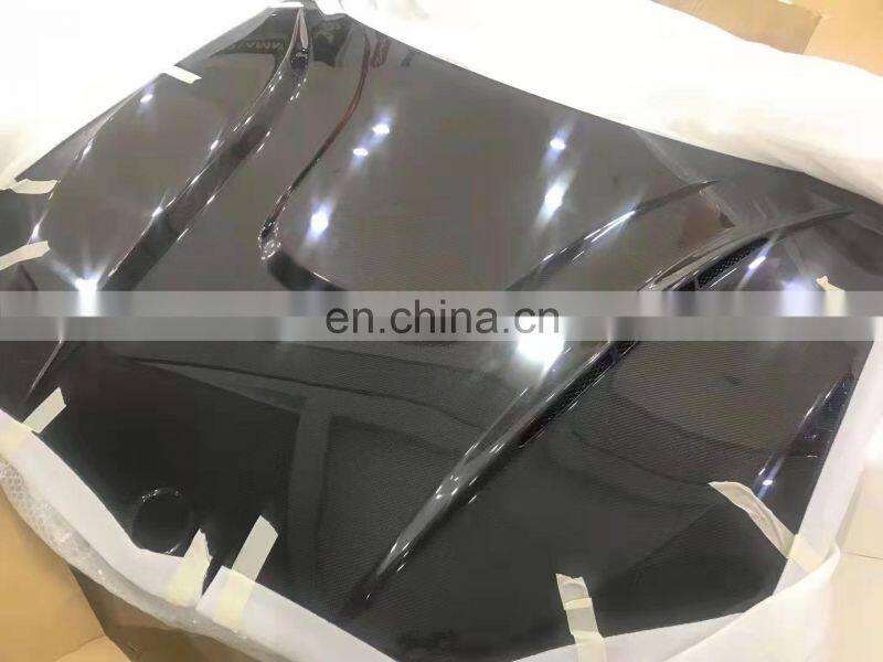 Runde Haman Style Carbon Fiber Material Auto Car Bonnet Engine Hood For BMW X5 X6 F15 F16 Hood