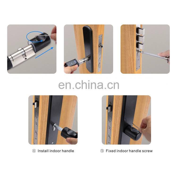 921.42mhz hotel zwave lock card door lock free app system