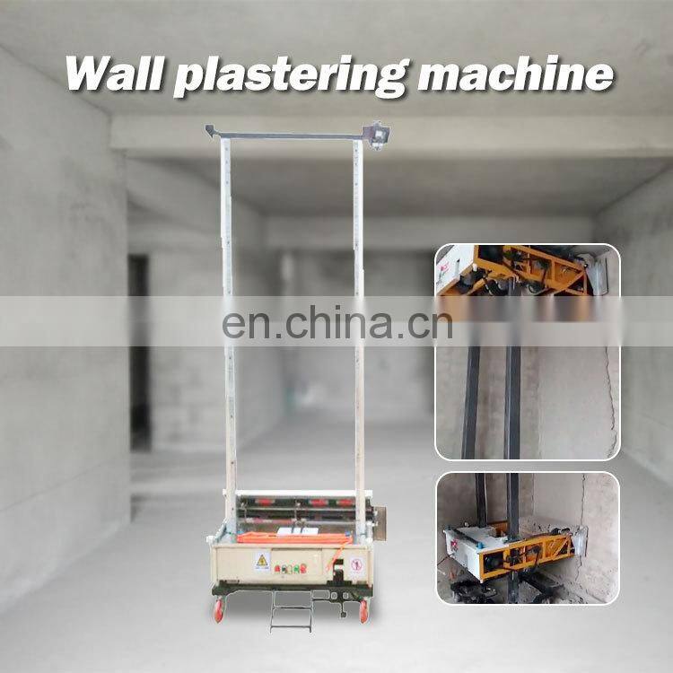 automatic lendering plaster wall poshing machine cement plastering machine for wall