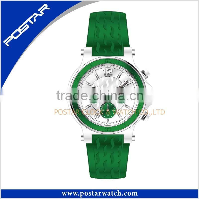 Multiselection Elegant Colorful Quartz Silicone Band Watch