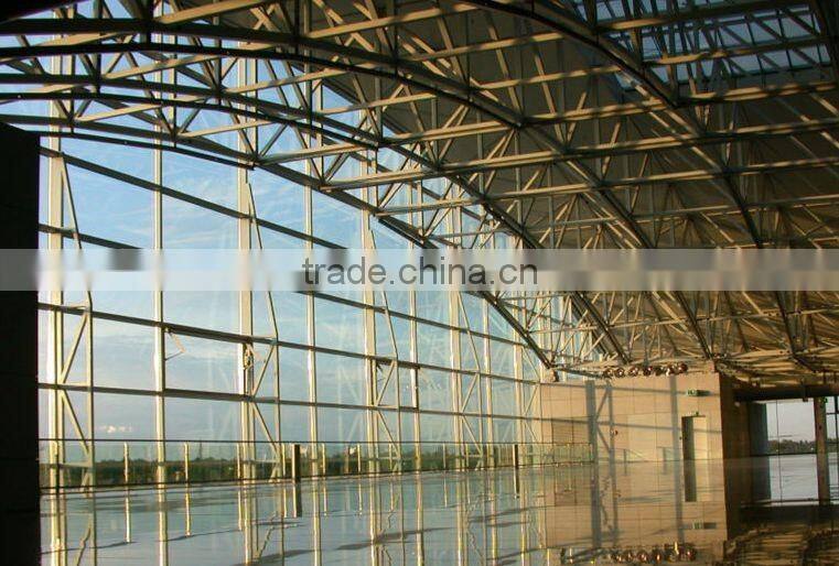 Steel frame structure airport terminal