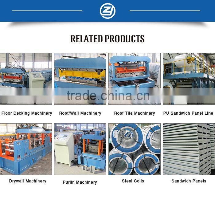 Colored Coils Sheet Roll Forming Machine With CE