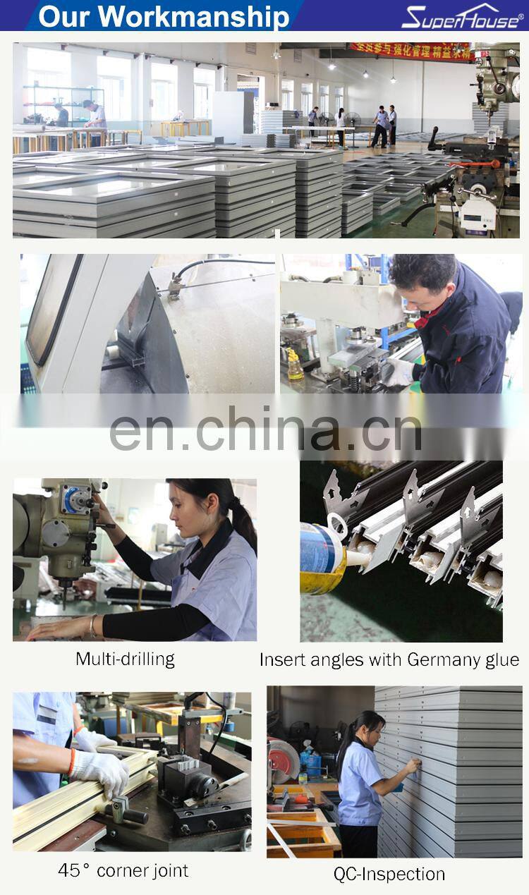 Superhouse City center high level curtain wall window wall screen aluminum tempered glass door window