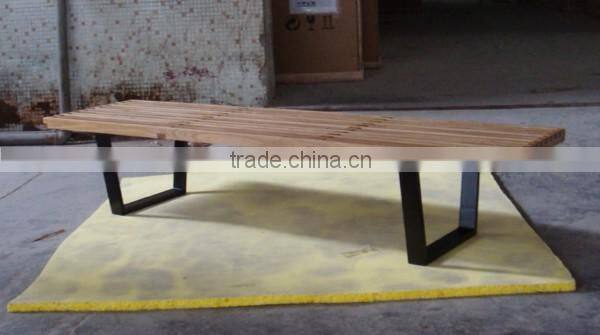 outdoor stainless steel public bench