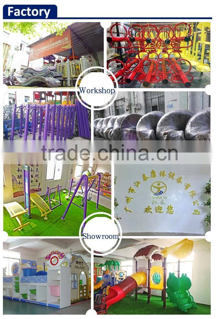 JT16-12401 Unique designed full large wooden children outdoor playground equipment