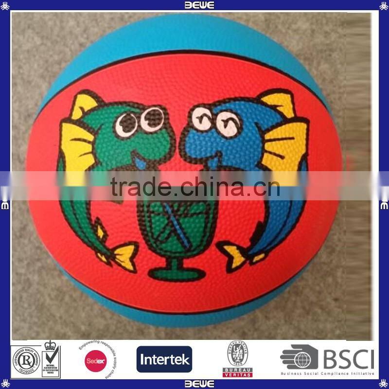 OEM Cheap Promotion Gift Wholesale Rubber Basketball for Children