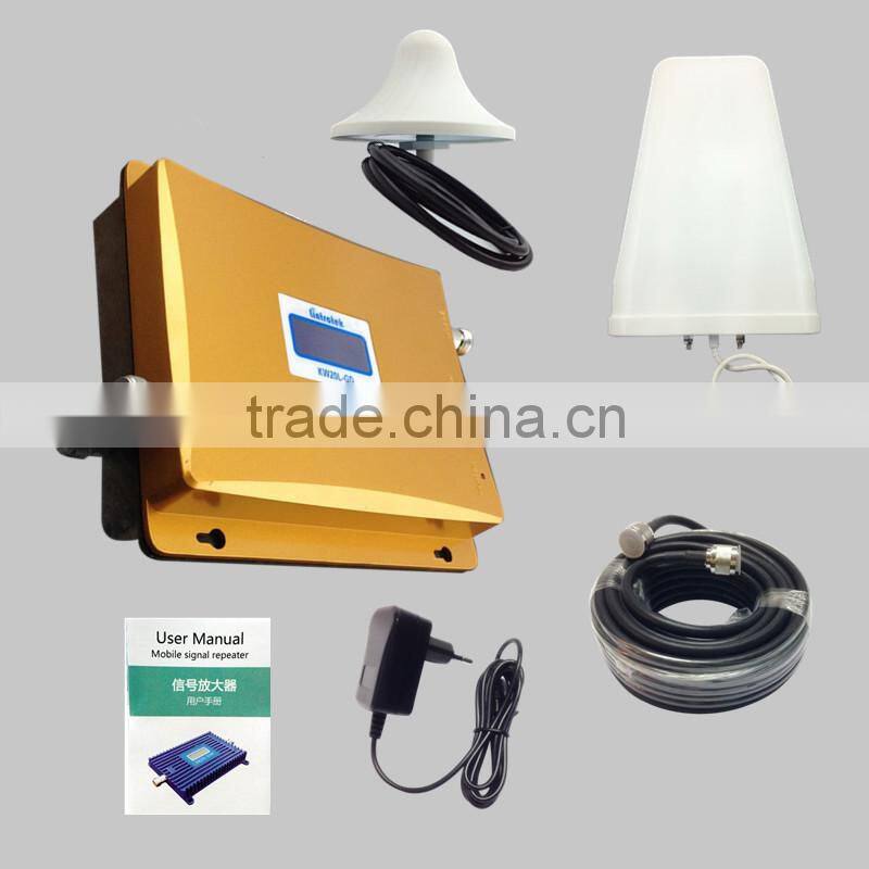 Lintratek WCDMA home use mobile phone dual band amplifier gsm+3G cellphone signal repeater