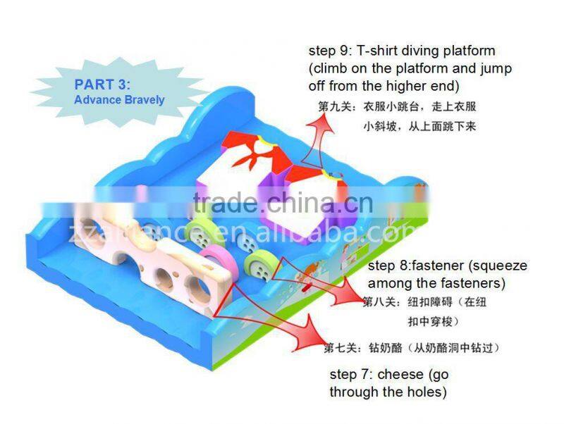 factory supply 0.55mm pvc event activity giant inflatable playground