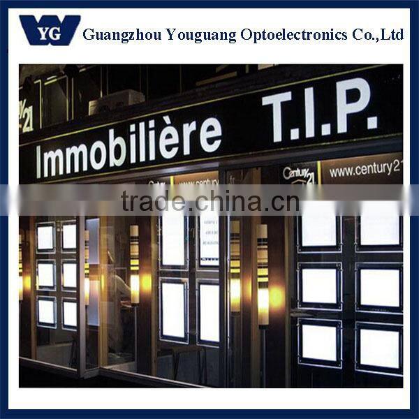 YG CRS crystal LED light box/lightbox