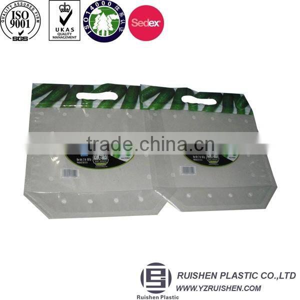 Stand Up Bopp Printed Vegetable Packing Bag