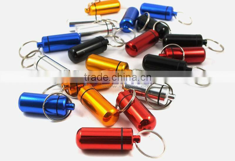 Golden Super Big Metal Capsule Shape Alloy Capsule Vial