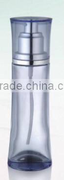 Cosmetic glass water mist spray bottle cosmetic container, high good quality spray pump bottle, waisted shape glass bottle