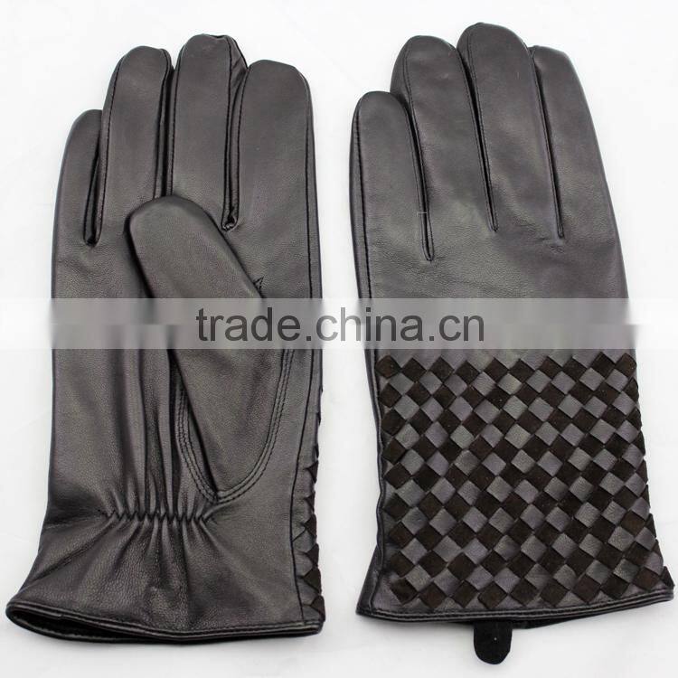 men fashion leather gloves