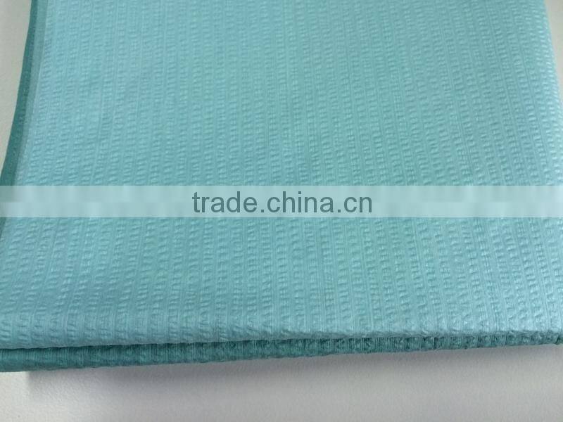 creped nonwoven woodpulp polyester nonwoven cleaning cloth