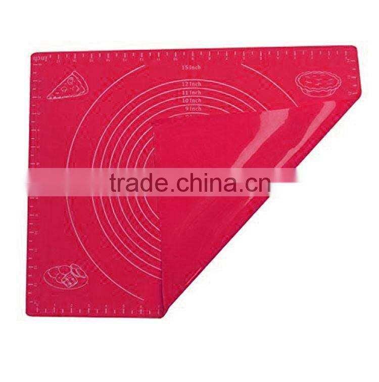 Silicone Work Rolling Baking Mat with Measurements