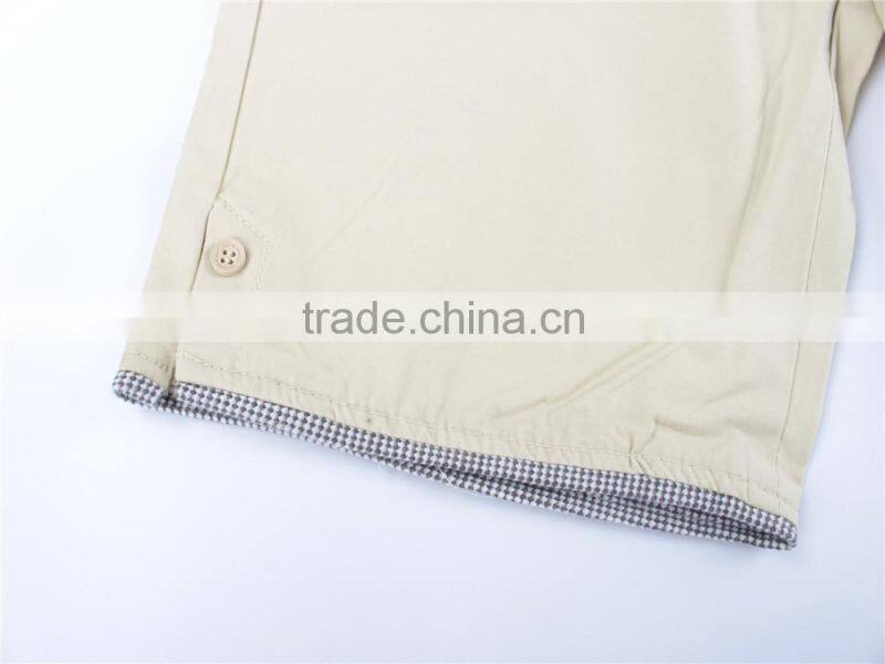 Mens new arrival cheap100%cotton stock apparel washed shorts