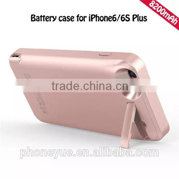 8200mah replacement portable external battery power bank case for iphone 6/6s