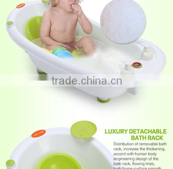 temperature sensing baby bathtub
