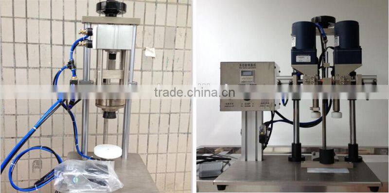 Perfume bottle sealing machine, manual / semi-auto perfume capping machine