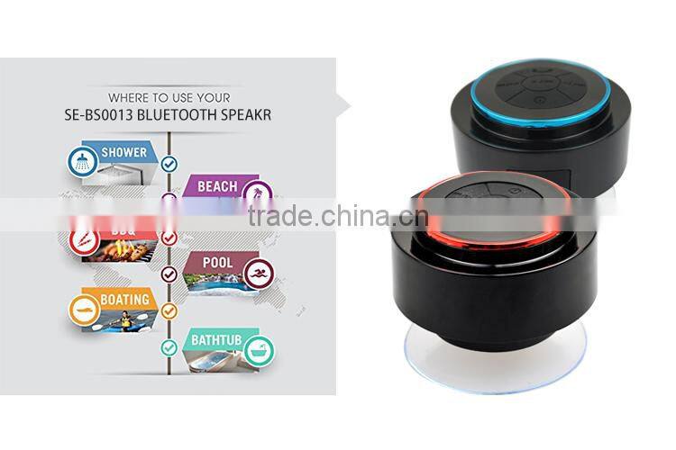 Bluetooth Shower Speaker SpeakStick With Lifetime Guarantee Rechargeable Waterproof and Portable With Mini USB Connection