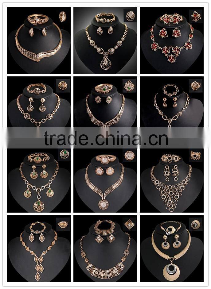 New Fashion Sweetly Angel Wings Water Droplets Gem Diamond Jewelry Set