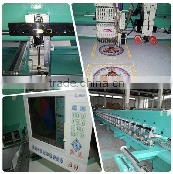 High speed flat embroidery machine