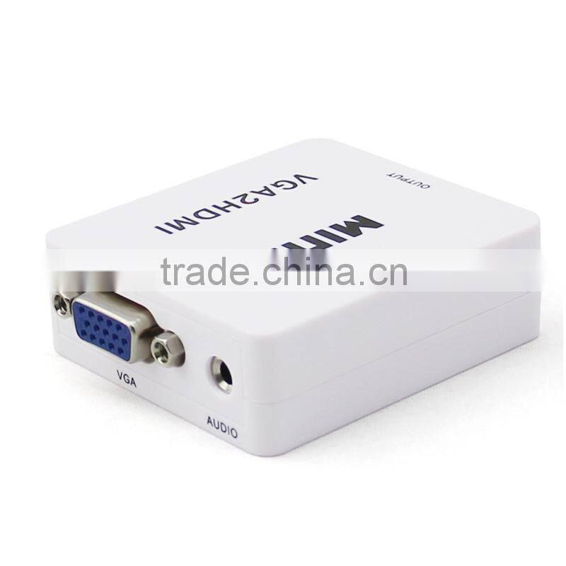 Full 1080P audio vga to hdmi converter cable