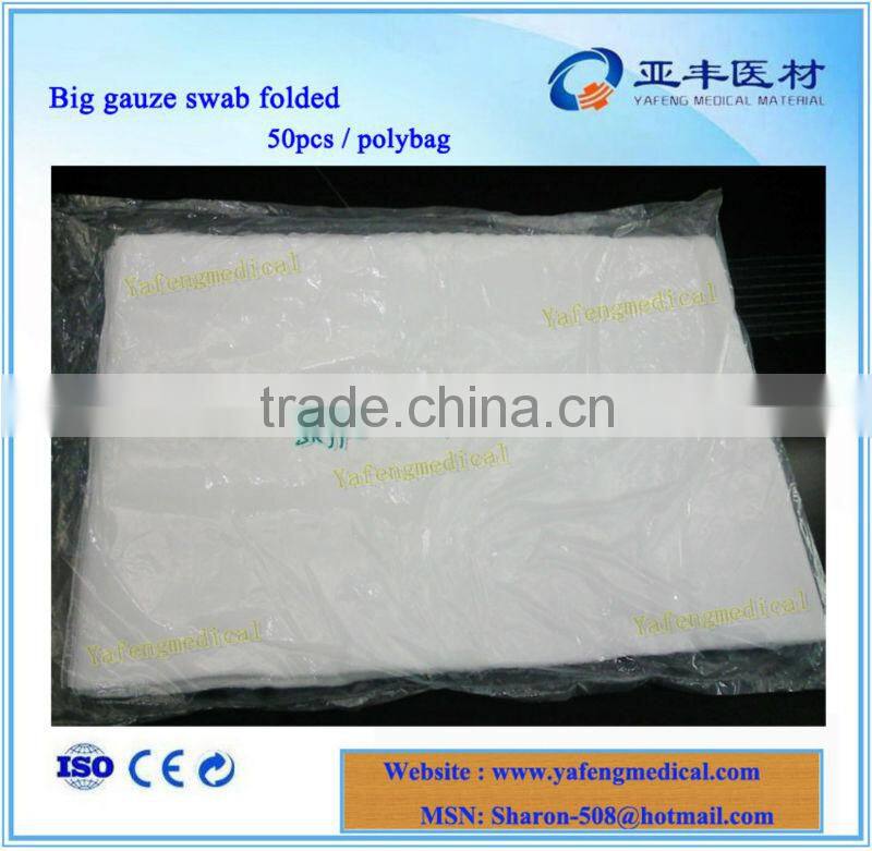 CE and ISO approved absorbent cutting cotton gauze