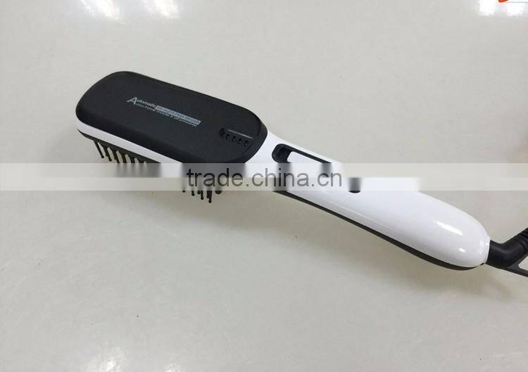 Newest Disign Purple Electric Profeessional Hair Straightener With Brush