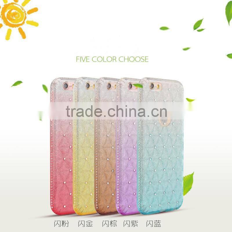 Wholesale phone cover glitter phone case for iphone6 plus
