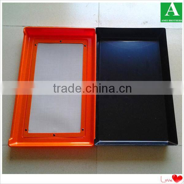 Custom shape PMMA vacuum froming round plastic light box