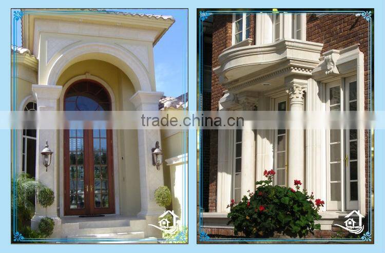 Garden decoration outside building decoration